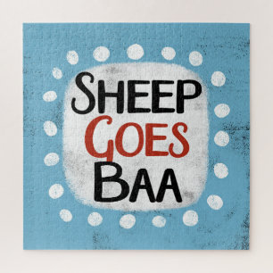 Sheep Goes Baa Jigsaw Puzzle