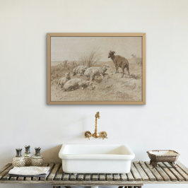 Sheep Graphit Artwork Poster