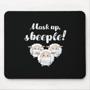 Sheep in mask Tier Lovers Mousepad