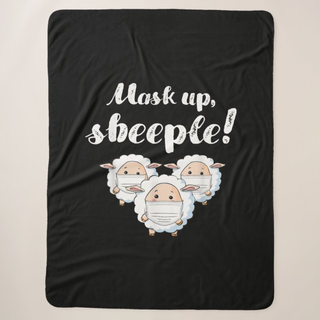 Sheep in mask Tier Lovers Sherpadecke (Vorderseite)