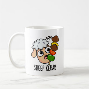 Sheep Kebab Funny Shish Kebab Pun Kaffeetasse