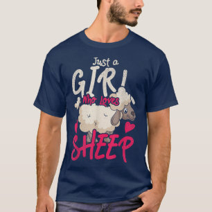 Sheep Lover Girls Women Bauer Farm Tier Niedlich S T-Shirt