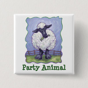 Sheep Party Center Button