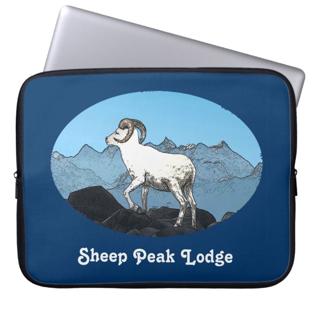 Sheep Peak Lodge Laptopschutzhülle (Vorderseite)