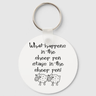 Sheep Pen Schlüsselanhänger