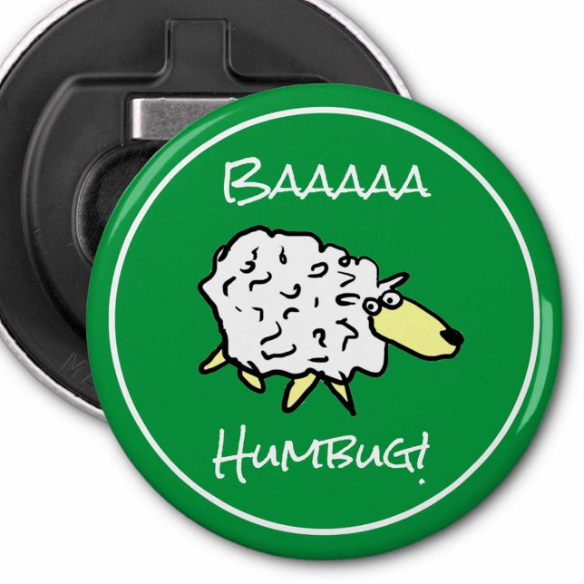 Sheep Says Baaa Humbug - Weihnachten Flaschenöffner (Von Creator hochgeladen)