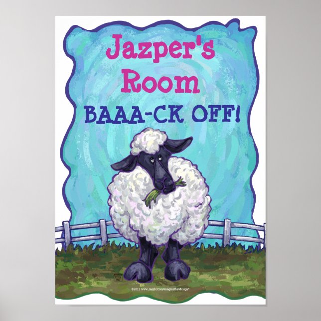 Sheep Stationery Poster (Vorne)