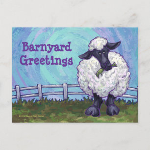 Sheep Stationery Postkarte