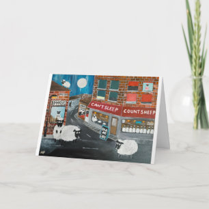 Sheep Town Painting von Alfred Fox Karte