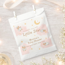 Sheep Twinkle Twinkle Moon Stars Girl Babydusche