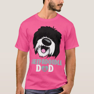 Sheepadle Vater Adorable Sheepadle Vater Hunde Lie T-Shirt