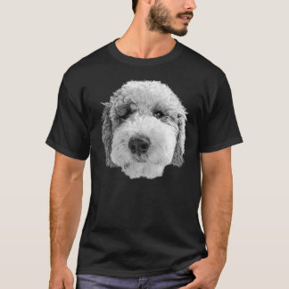 Sheepadoodle-glückliches Gesicht T-Shirt