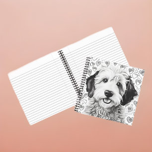 Sheepadoodle Puppy-Notebook Notizbuch