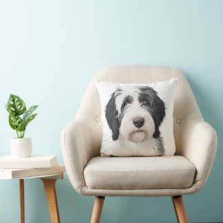 Sheepadoodle Throw Kissen