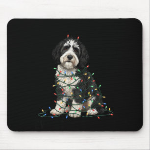 Sheepadoodle Weihnachten Mir geht's gut Alles ist  Mousepad