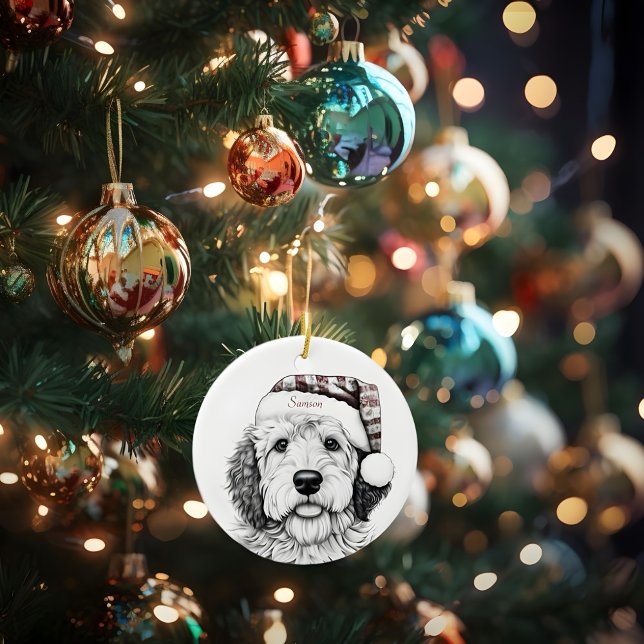 Sheepadoodle Weihnachtsschmuck (#Sheepadoodle Christmas Ornament)
