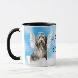 Sheepdog Angel in Heaven Personalized Memorial Tasse