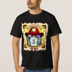 Sheepdog Feuerwehrmann T-Shirt