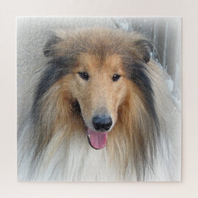 Sheepdog Portrait Puzzle (Vertikal)