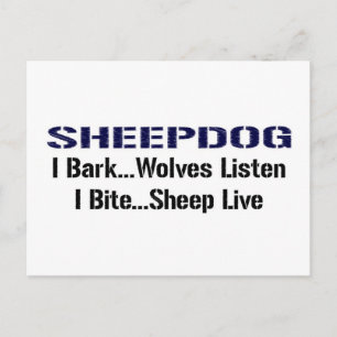 Sheepdog Postkarte