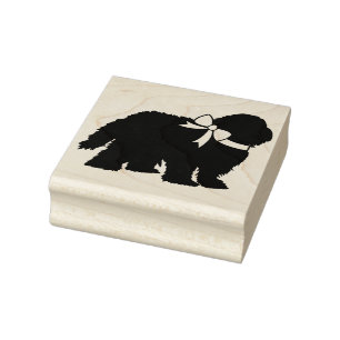 Sheepdog Puppy Old English Sheep Dog Gummistempel