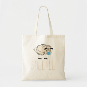 Sheeple sheep wear mask funny TShirt Tragetasche