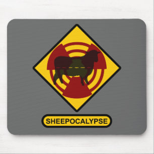 Sheepocalypse Zeichen 1 Mousepad