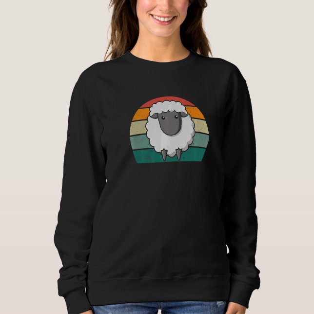 Sheeps flock goat lamb lambs sheep wool yarn sheph sweatshirt (Vorderseite)
