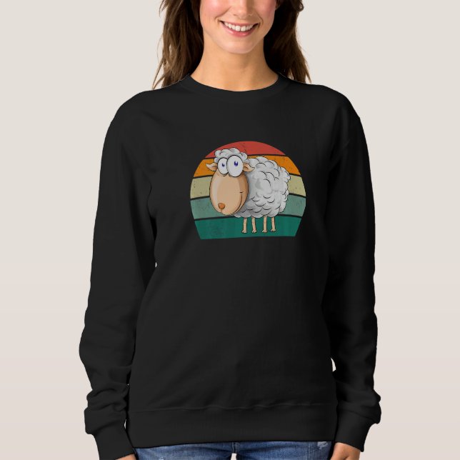 Sheeps flock goat lamb lambs sheep wool yarn sheph sweatshirt (Vorderseite)