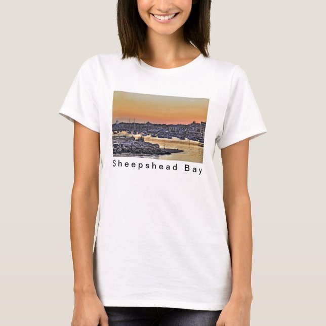 Sheepshead-Bucht, Brooklyn NY T-Shirt (Vorderseite)
