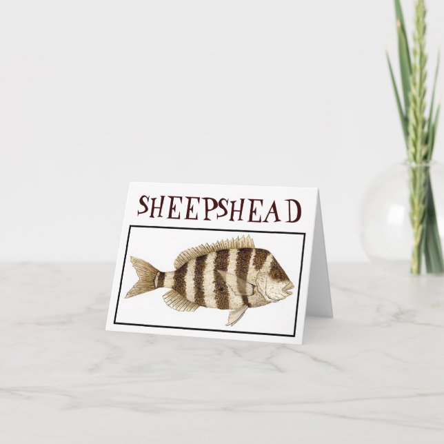 SHEEPSHEAD KARTE (Vorderseite)