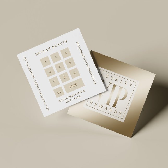 Sheer Elegant Luxuriöse Golden Shine VIP Loyalität Treuekarte (Sheer Elegant Luxurious Golden Shine VIP Loyalty)