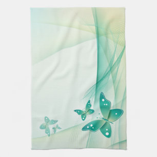 Sheer Green Butterfly Veil American MoJo Kit Küchentuch