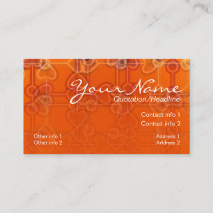 Sheer Hearts Business Card Visitenkarte