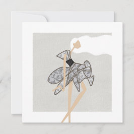 Sheer Motion Muse Glam Fashion Art Card Einladung