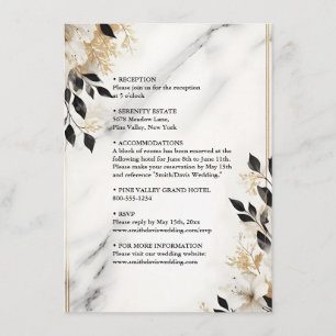 Sheer Natural Work gestackt Stone Marble Wedge Begleitkarte