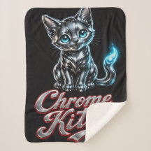 Sheer Perfection Chrome Kitten Acryl-Schild