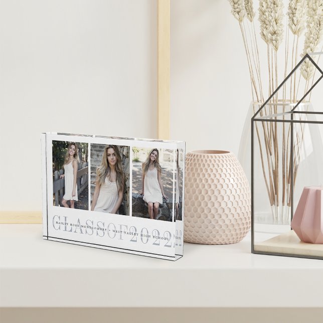 Sheer Stripe 2022 Abschluss Keepake Fotoblock (Von Creator hochgeladen)