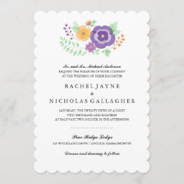 Sheer Summer Blume | Hochzeit Einladung