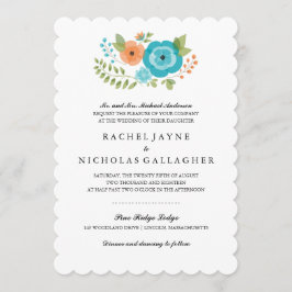 Sheer Summer Blume | Hochzeit Einladung