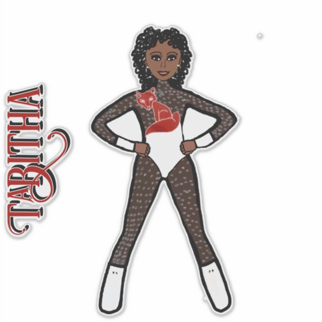 Sheer White Spark  Dancer #1 Sticker (Vorderseite)