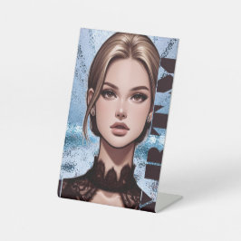 Sheer. Zeichentwurf animiert Sockelschild