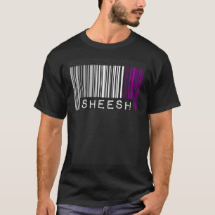 Sheesh Barcode asexuelle Pride-Flagge ästhetische T-Shirt