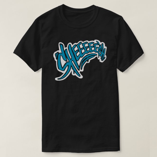 Sheesh Spray Sticker T-Shirt (Design vorne)