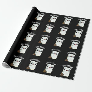 Sheet Happens Lustiger Papierwitz Dunkler Hintergr Geschenkpapier