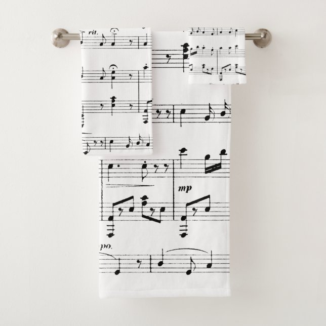 Sheet Music Badhandtuch Set (Insitu)