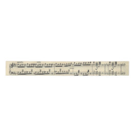 Sheet Music Design Satinband