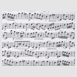Sheet Music Notes Decoupage Tissue Paper Seidenpapier