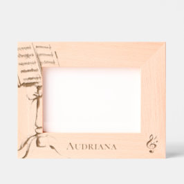 Sheet Music Notes Personalized Geätzte Rahmen