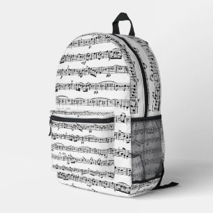Sheet Music Pattern Bedruckter Rucksack